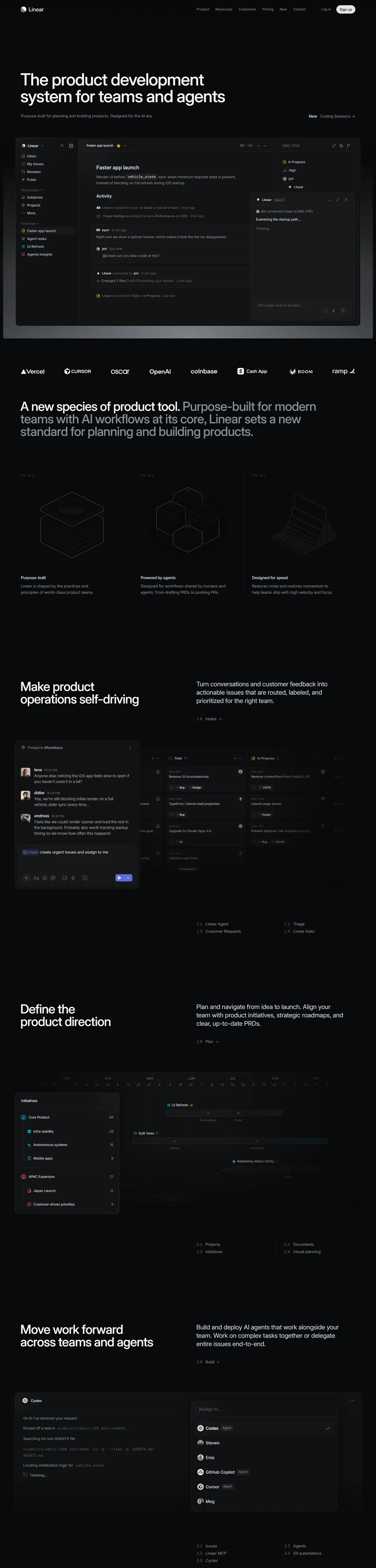 Full page of linear.app